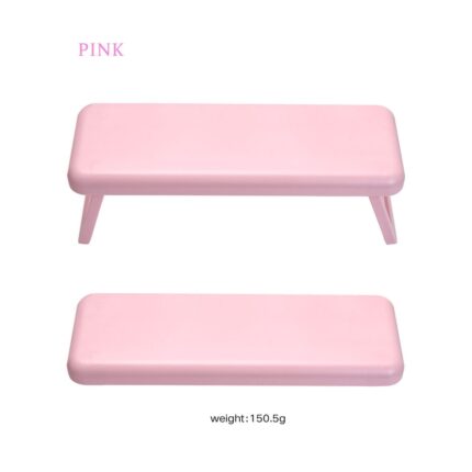 Pink rectangular folding hand rest