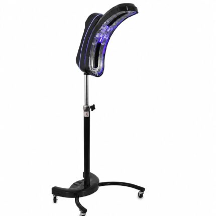 Black rotating salon hair processor