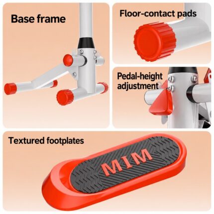 Hydraulic stepper base and footplate details — English