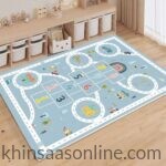 Children’s Road and Hopscotch Printed Play Mat