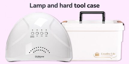 LED nail lamp and hard tool case